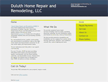 Tablet Screenshot of duluthhomerepairandremodeling.org